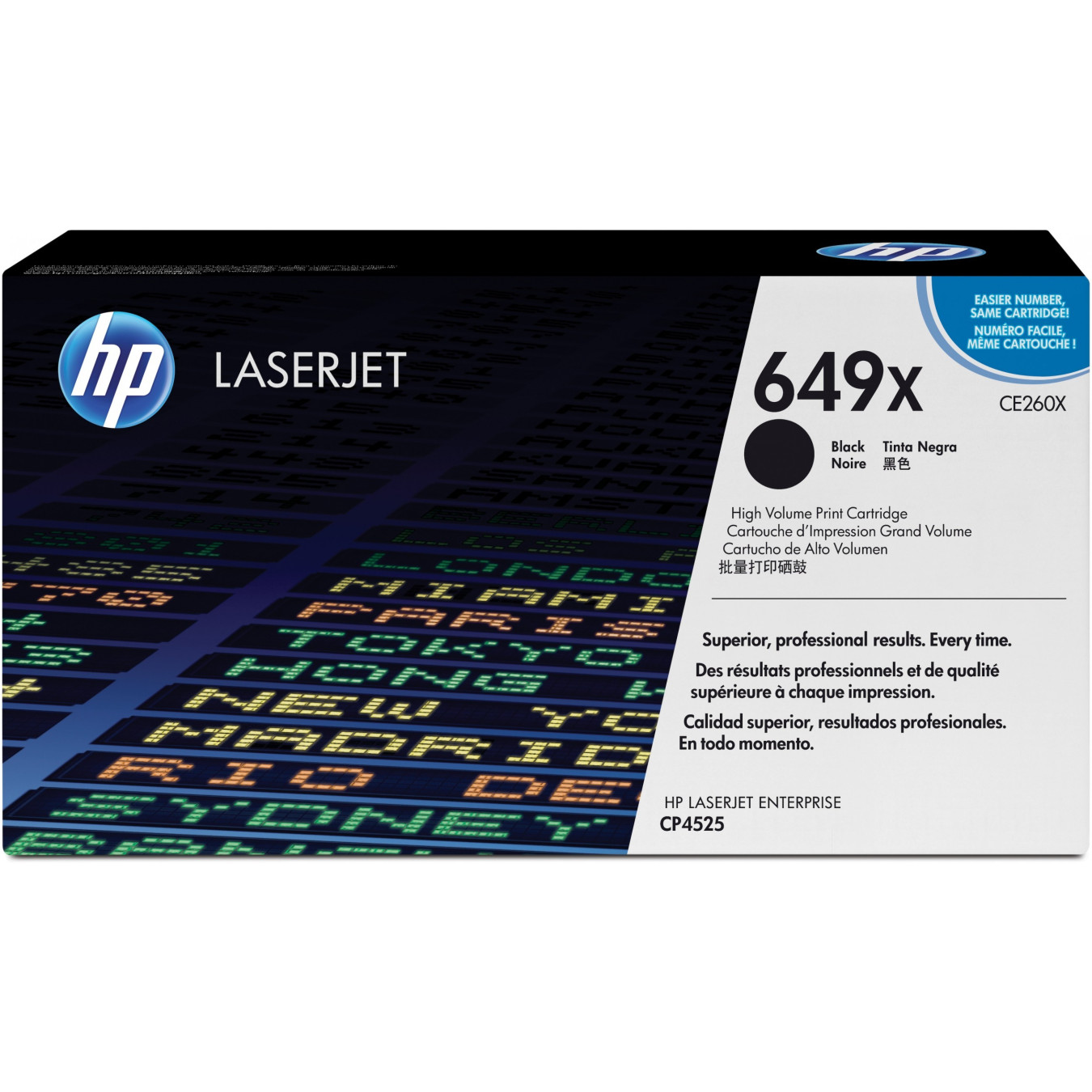 HP 649X Original High-Yield Black Toner Cartridge - CE260X - 17,000 Pages (1-Pack) — Buy in Cyprus with Fast Delivery