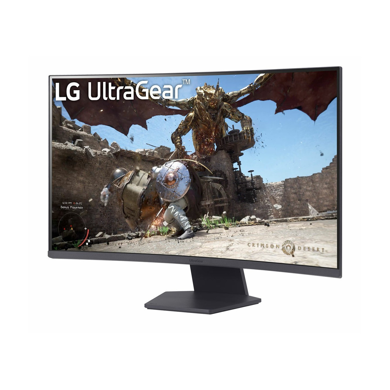 LG UltraGear 32GS60QC-B - 31.5in (80cm) QHD 2560x1440 Curved VA 1000R, 180Hz, 1ms, HDR10, FreeSync, Black