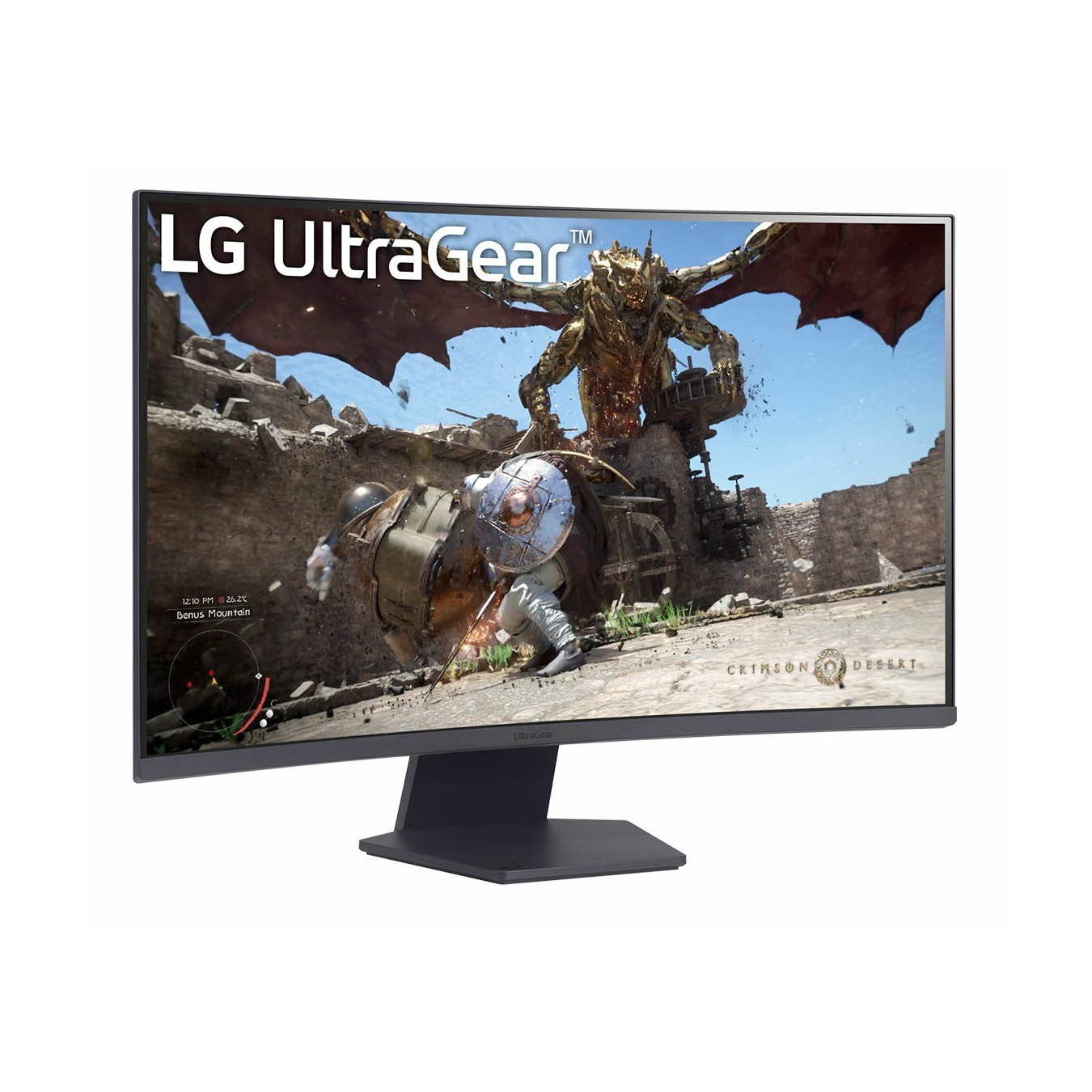LG UltraGear 32GS60QC-B - 31.5in (80cm) QHD 2560x1440 Curved VA 1000R, 180Hz, 1ms, HDR10, FreeSync, Black