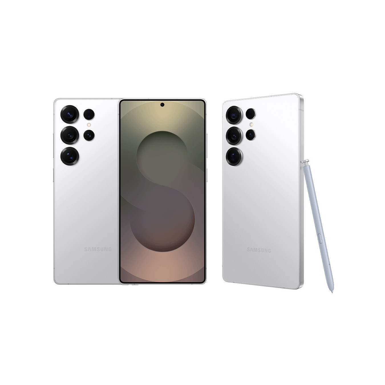 Samsung Galaxy S25 Ultra - Titanium White/Silver - 256GB ROM, 12GB RAM, Snapdragon 8 Elite 4.47GHz, 200MP, 6.9" Dynamic AMOLED