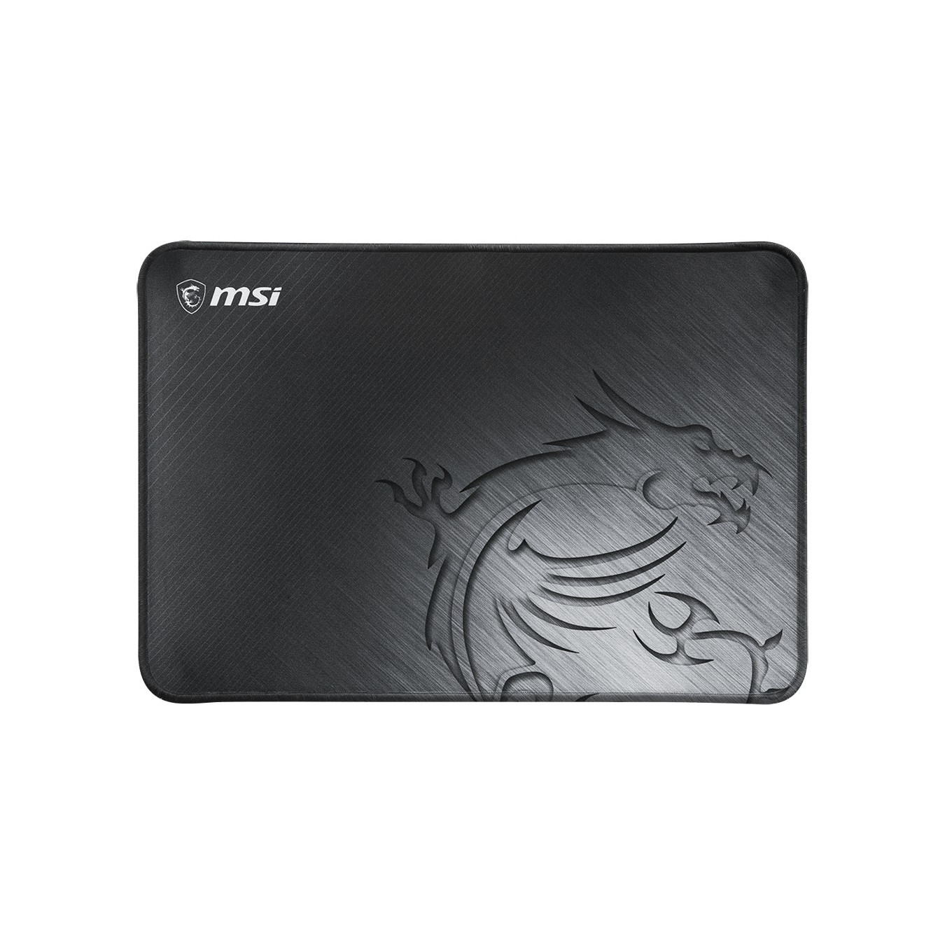 MSI Agility GD21 Gaming Mousepad - Black Rubber, Non-slip Textured Surface, 220 x 320 mm, 3 mm Thick