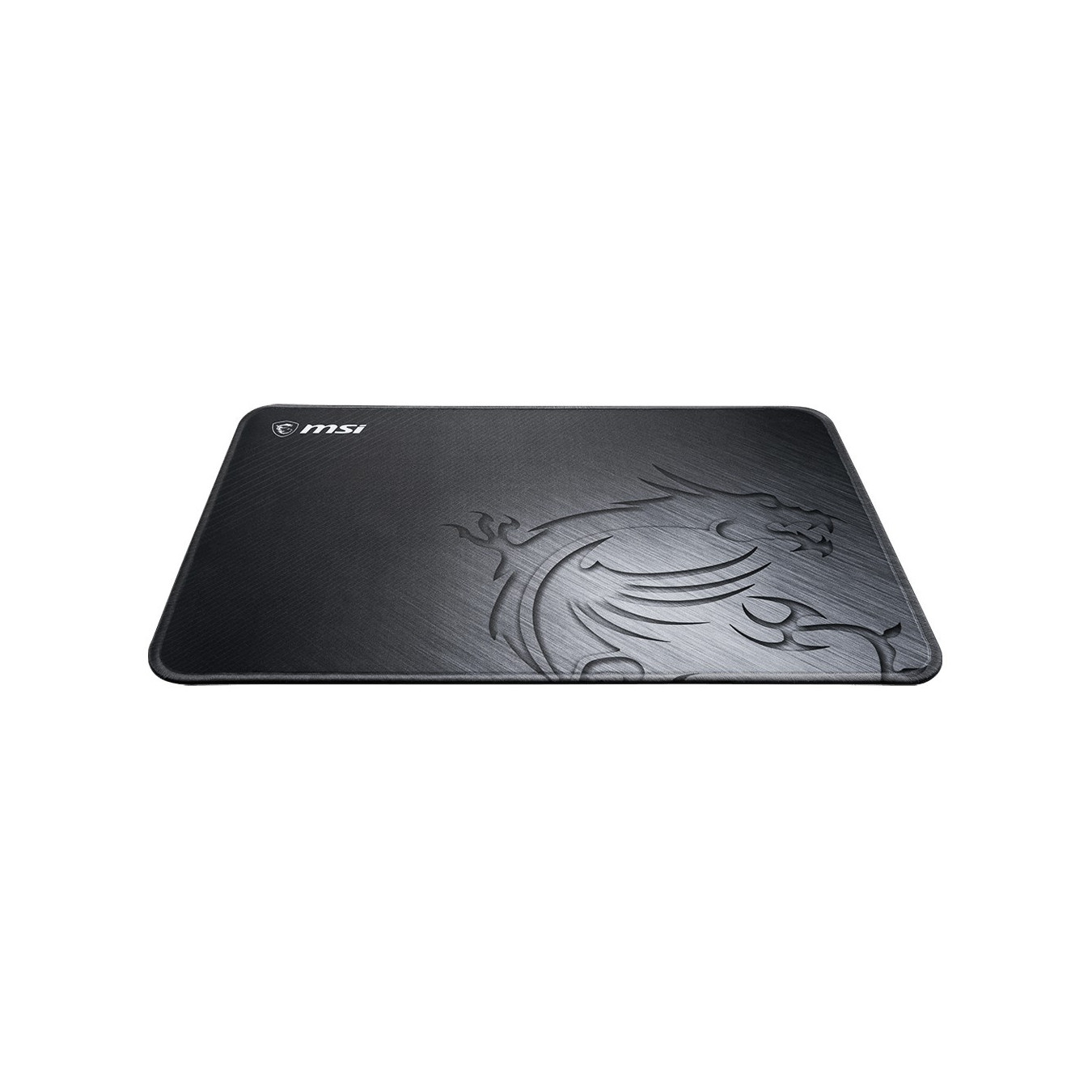 MSI Agility GD21 Gaming Mousepad - Black Rubber, Non-slip Textured Surface, 220 x 320 mm, 3 mm Thick