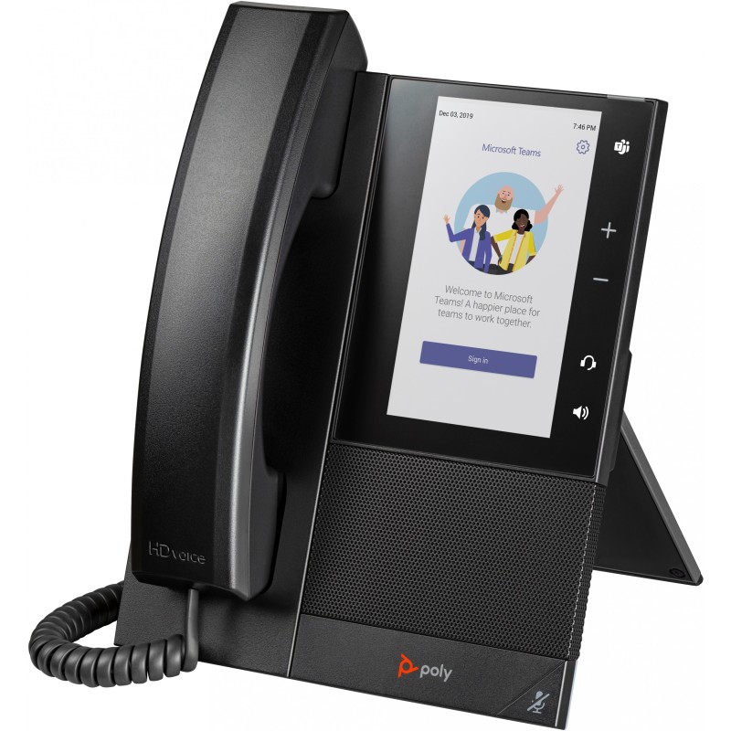 Buy Poly CCX 505 Teams IP Desk Phone - CCX 505 - Black, 5" HD Touchscreen, Gigab... in Cyprus, Nicosia, Limassol, Larnaka, Pafos