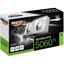 INNO3D GeForce RTX 5060 Ti Twin X2 OC - White, 8GB GDDR7, 128-bit, 2602 MHz Boost — Buy in Cyprus with Fast Delivery