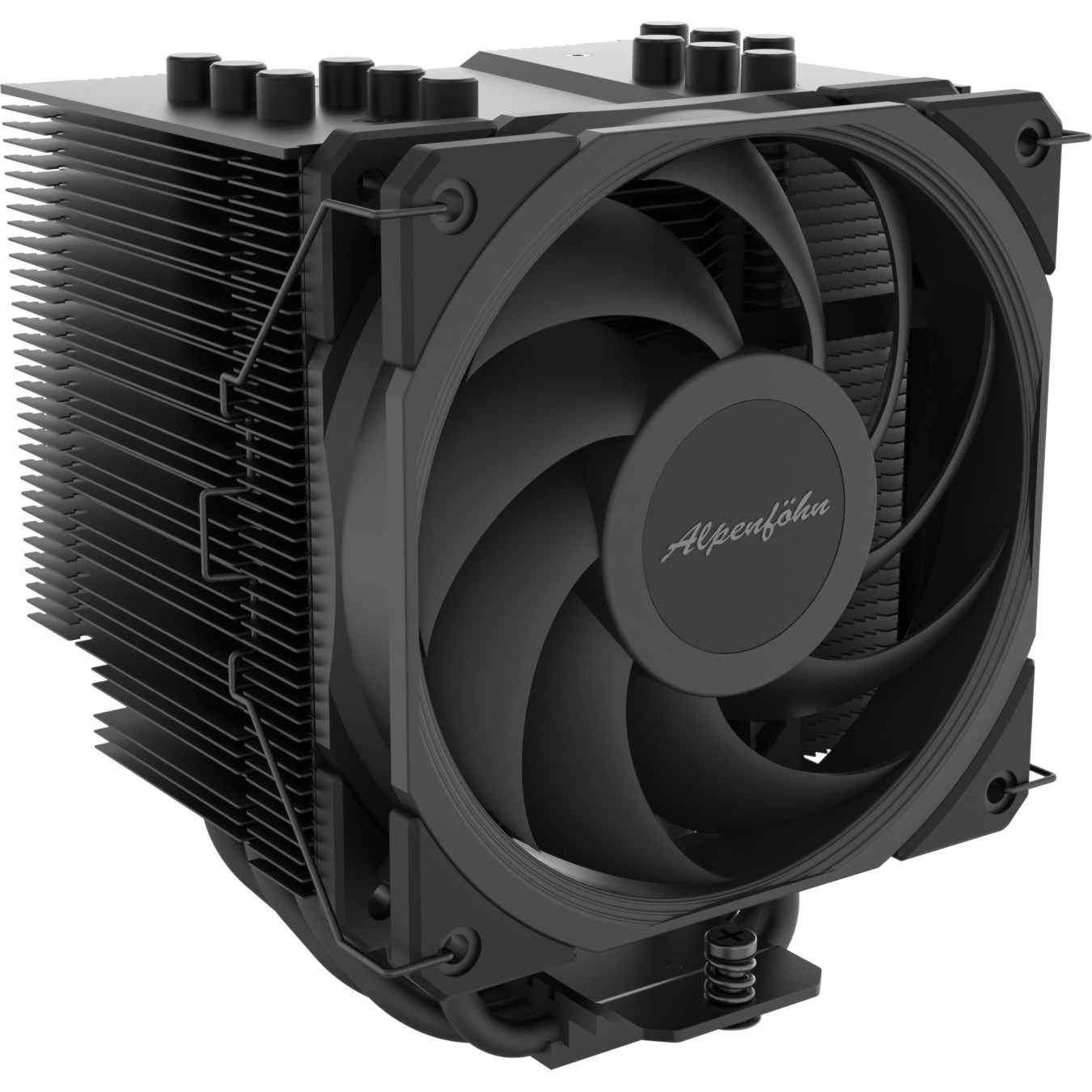 Alpenföhn Brocken 4 - Tower CPU Cooler - Black, 6x 6mm Heatpipes, 120mm PWM Fan, 220W TDP — Buy in Cyprus with Fast Delivery