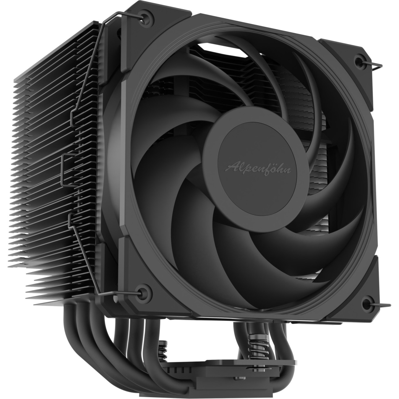 Alpenföhn Brocken 4 - Tower CPU Cooler - Black, 6x 6mm Heatpipes, 120mm PWM Fan, 220W TDP — Buy in Cyprus with Fast Delivery