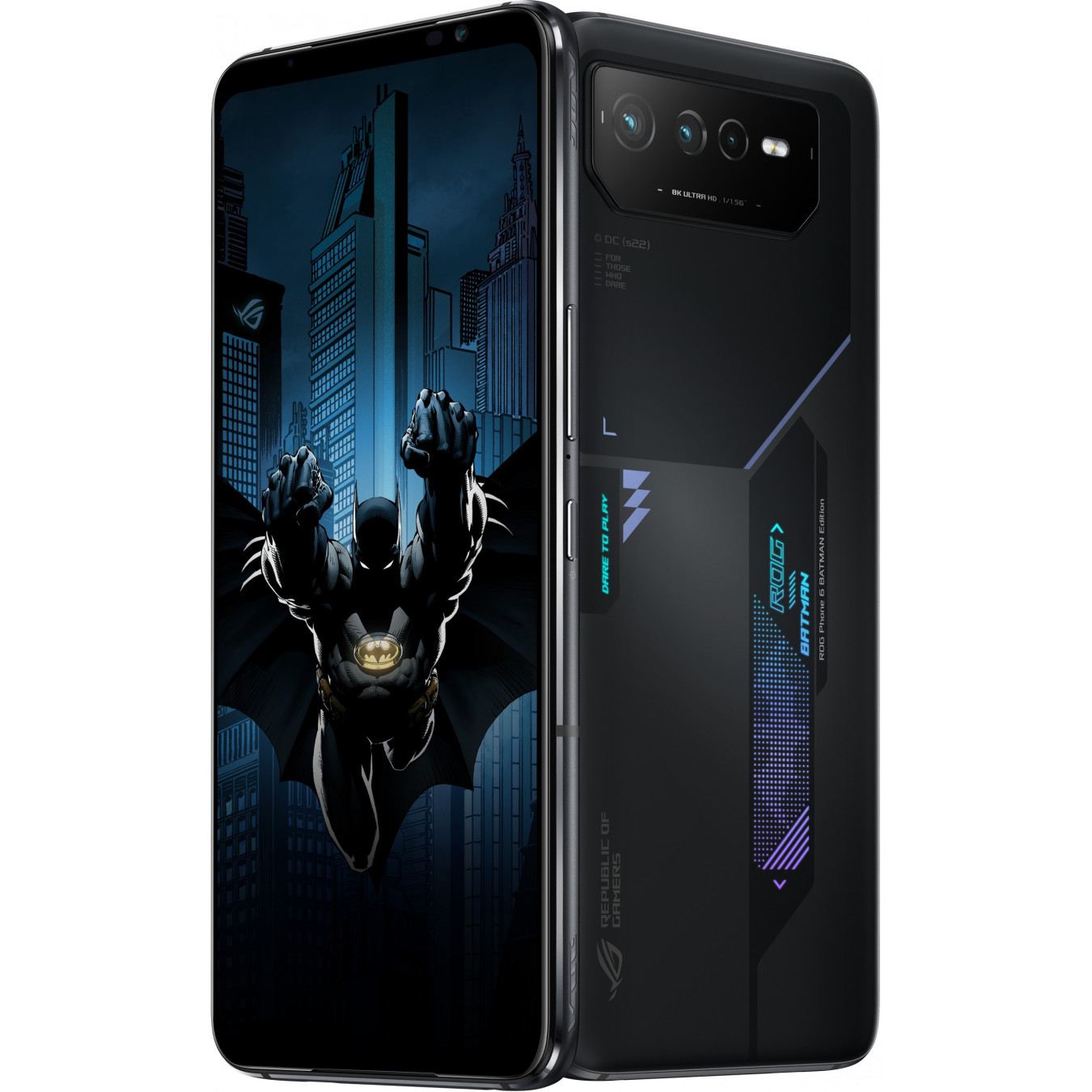 ASUS ROG Phone 6D Batman Edition - AI2203-5B028E1 - Night Black, 12GB RAM, 256GB, Dimensity 9000+