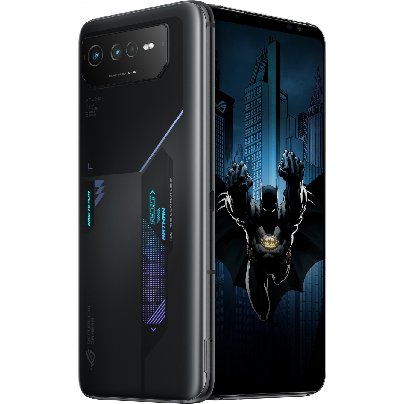 ASUS ROG Phone 6D Batman Edition - AI2203-5B028E1 - Night Black, 12GB RAM, 256GB, Dimensity 9000+