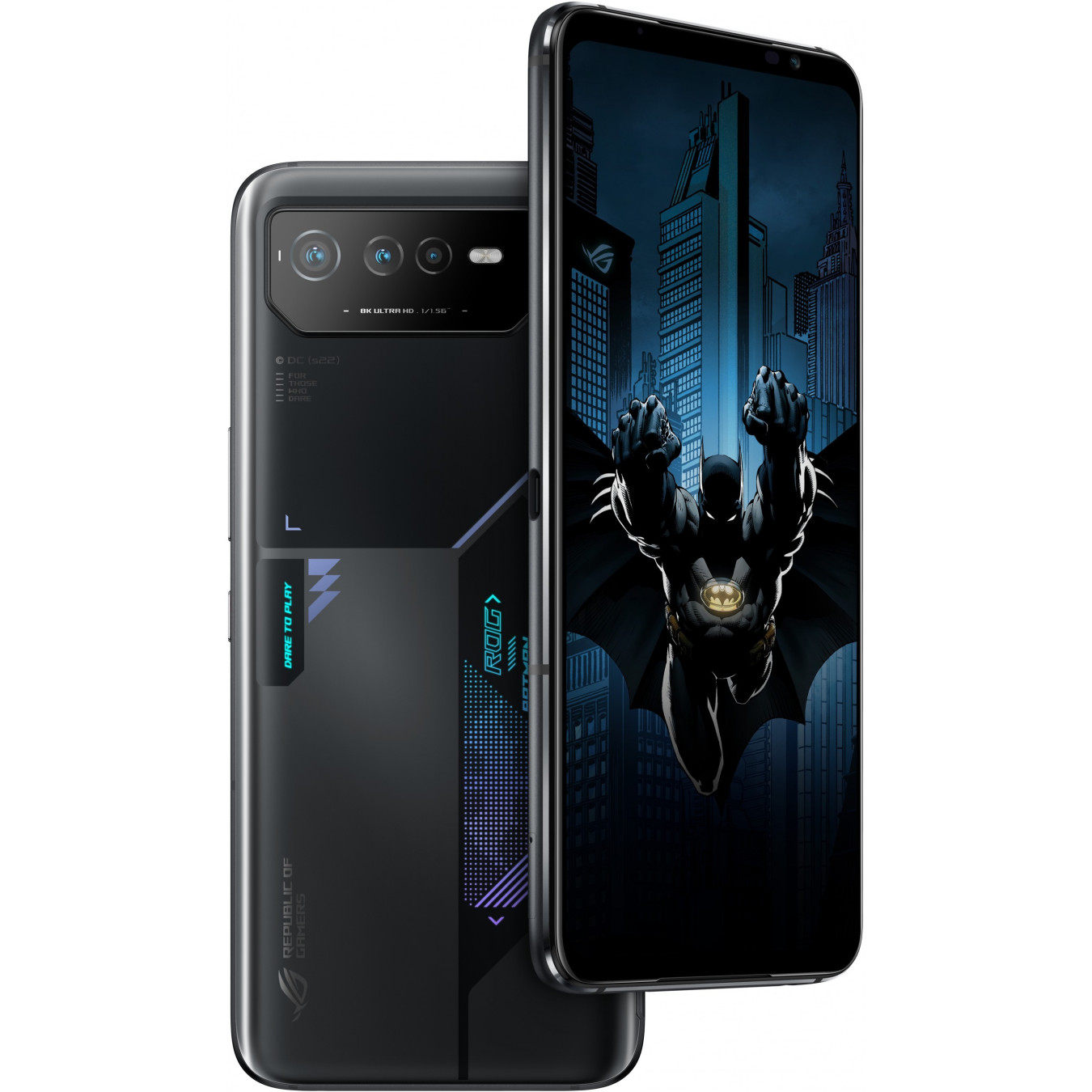 ASUS ROG Phone 6D Batman Edition - AI2203-5B028E1 - Night Black, 12GB RAM, 256GB, Dimensity 9000+