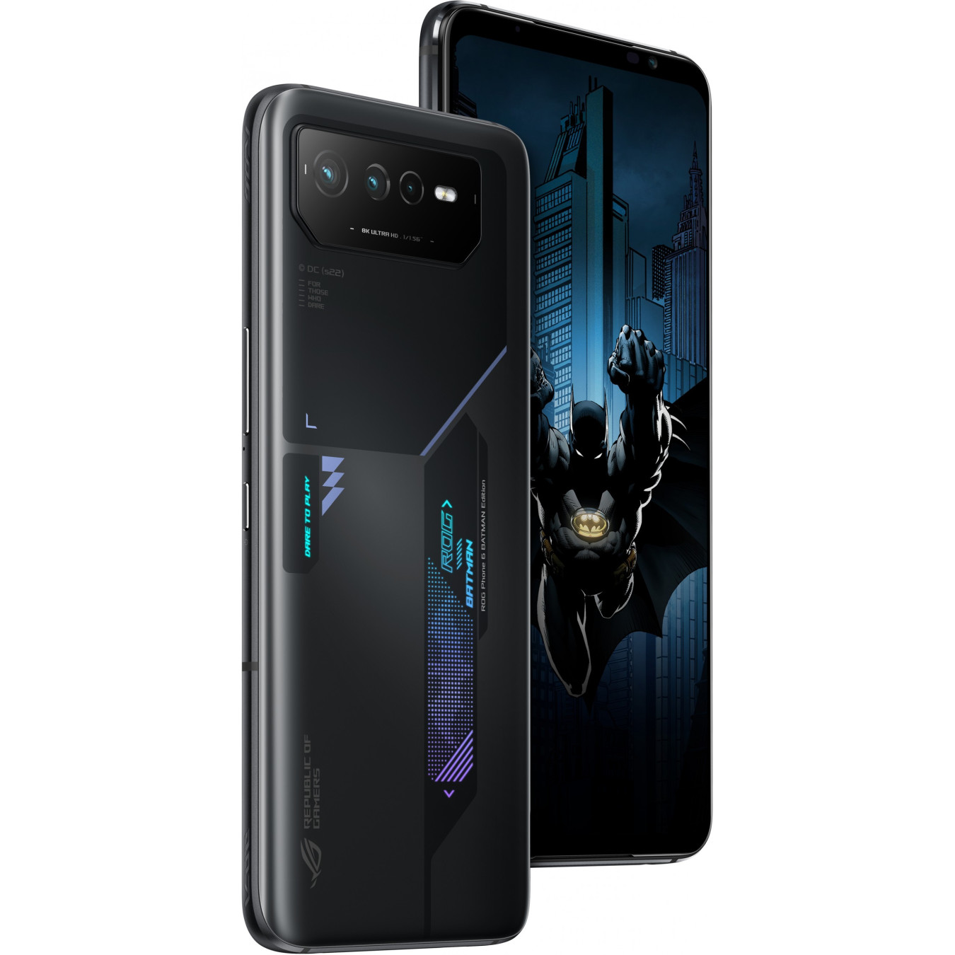 ASUS ROG Phone 6D Batman Edition - AI2203-5B028E1 - Night Black, 12GB RAM, 256GB, Dimensity 9000+