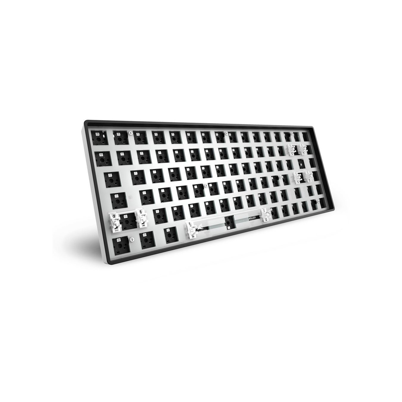 Sharkoon SKILLER SGK50 S3 Barebone - 75% RGB Wired USB-C Keyboard, 256KB Onboard Memory, Black