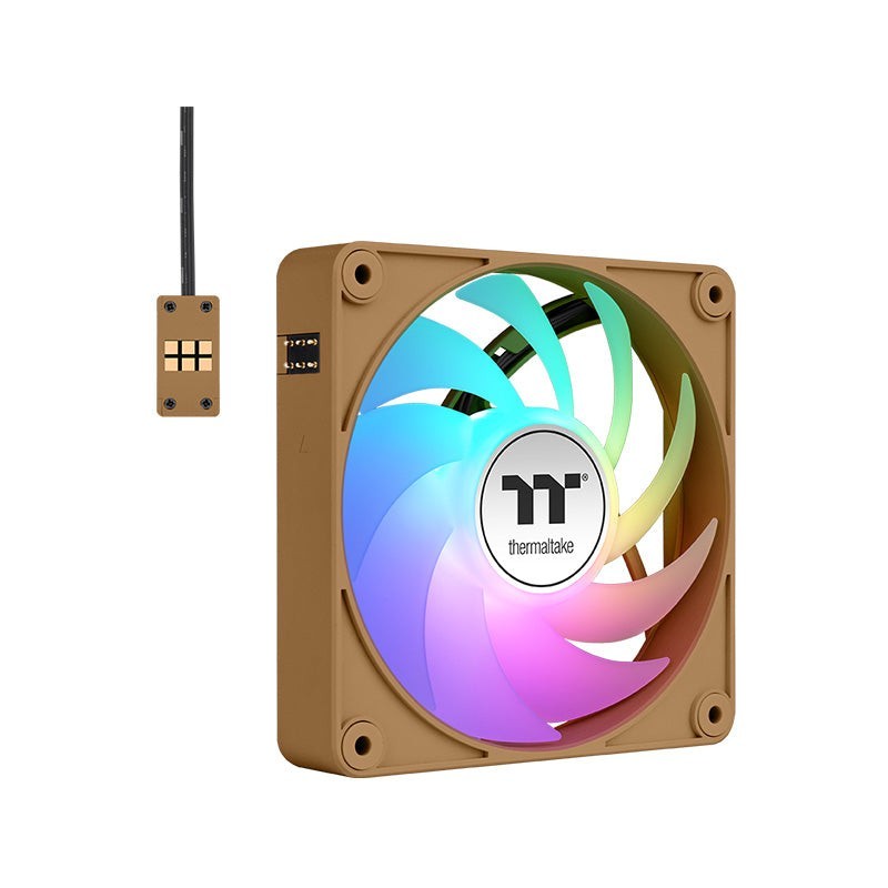 Buy Thermaltake CT120 EX ARGB 120mm 3-Pack Fan - Sand - 500–2000 RPM, 4-pin PW... in Cyprus, Nicosia, Limassol, Larnaka, Pafos