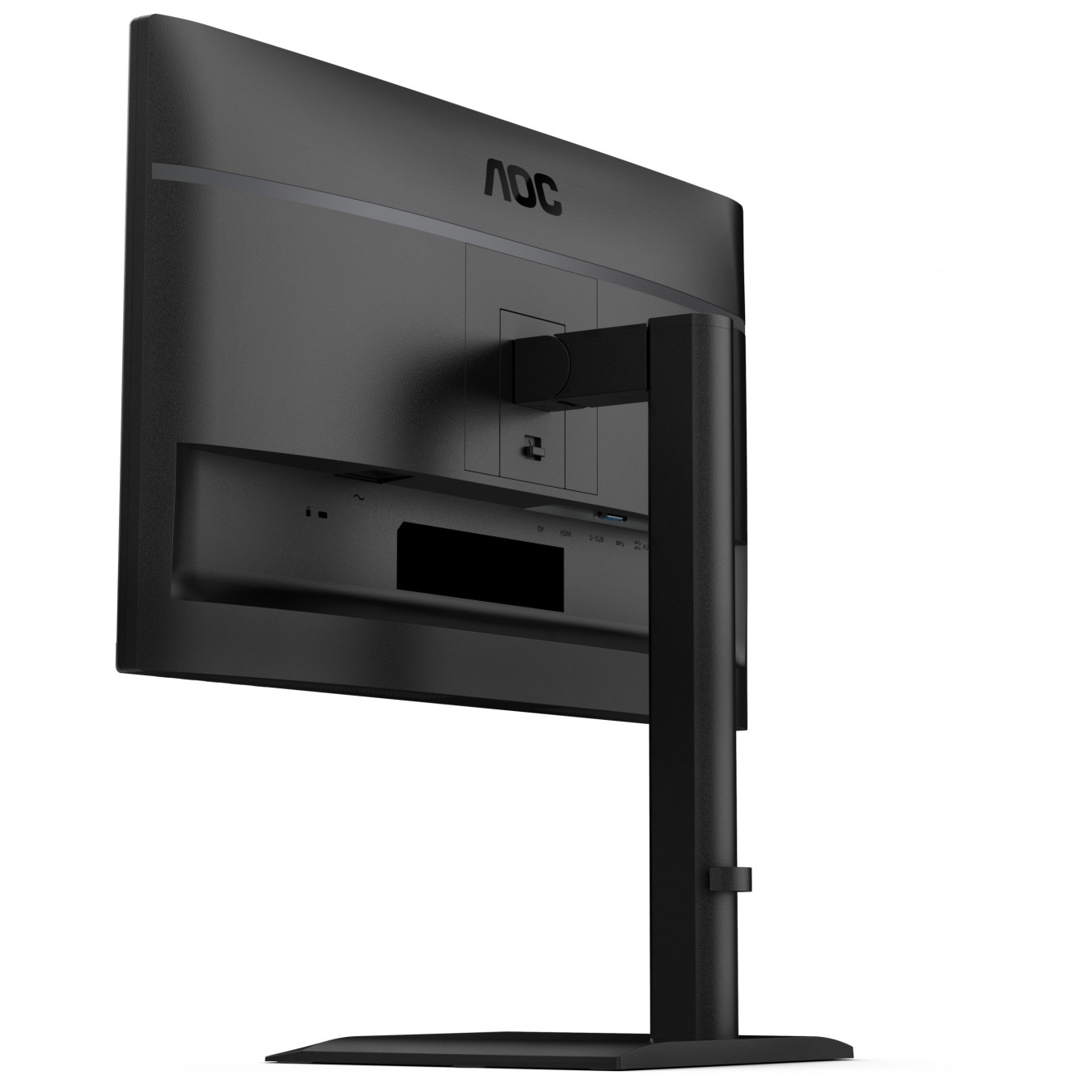 AOC 24E4U - 23.8" IPS Monitor - FHD 1920x1080, 120Hz, HDMI/DP, 4x USB-A Hub, Height-Adjustable, Black