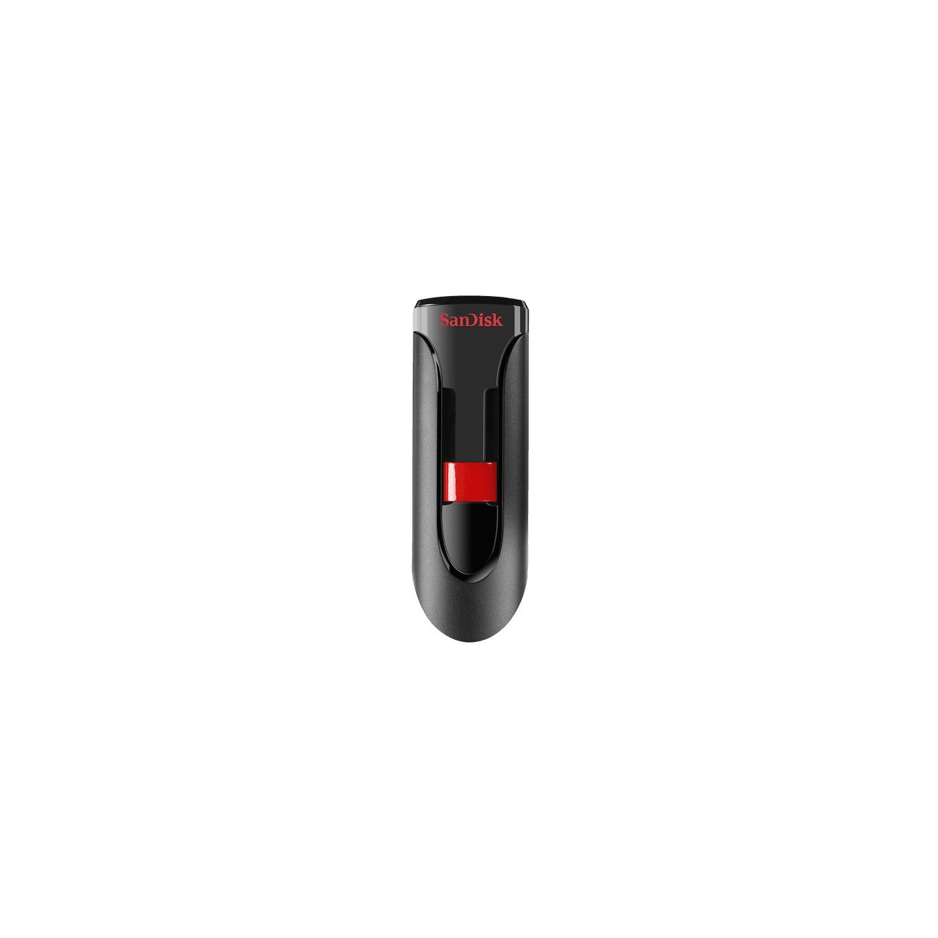 SanDisk Cruzer Glide - 256GB - Black/Red, USB-A (USB 2.0), Slide USB Flash Drive — Buy in Cyprus with Fast Delivery