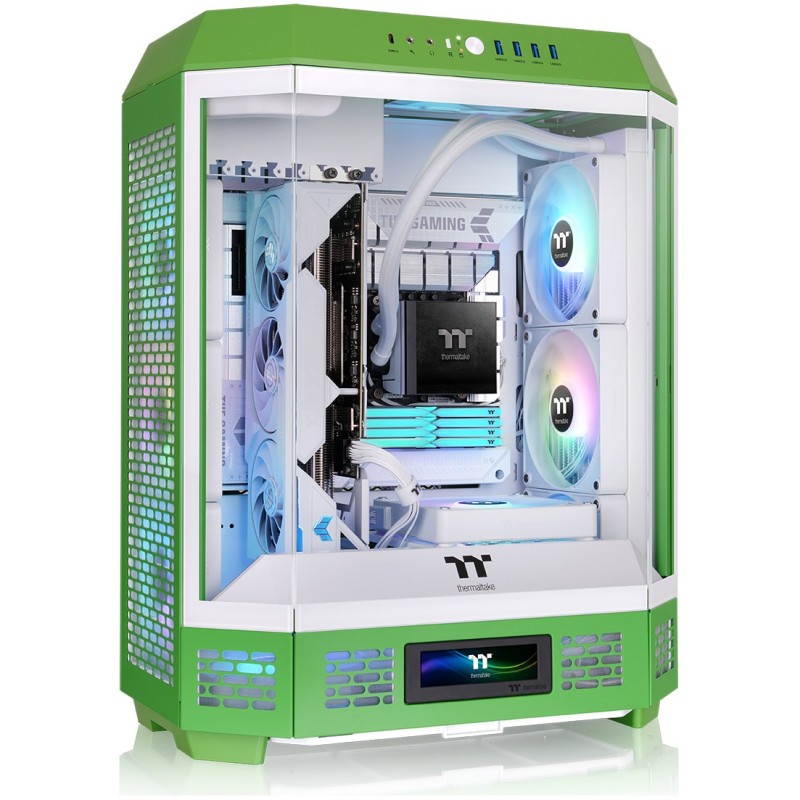 Buy Thermaltake The Tower 600 - Mid Tower PC Case - Light-Year Green, Tempered G... in Cyprus, Nicosia, Limassol, Larnaka, Pafos