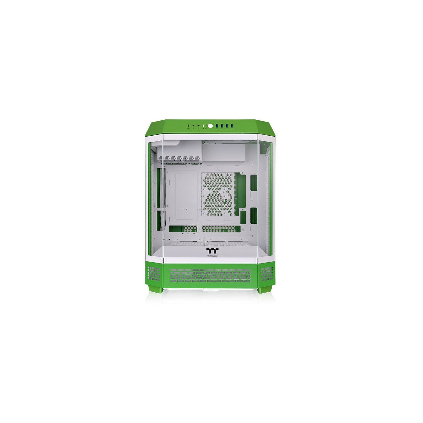 Thermaltake The Tower 600 - Mid Tower PC Case - Light-Year Green, Tempered Glass, ATX/mATX/Mini-ITX, USB-C