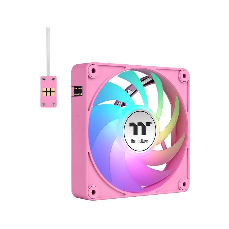 Buy Thermaltake CT120 EX ARGB 120mm PWM Case Fan - 3-Pack, Pink, 5V ARGB, 500-20... in Cyprus, Nicosia, Limassol, Larnaka, Pafos