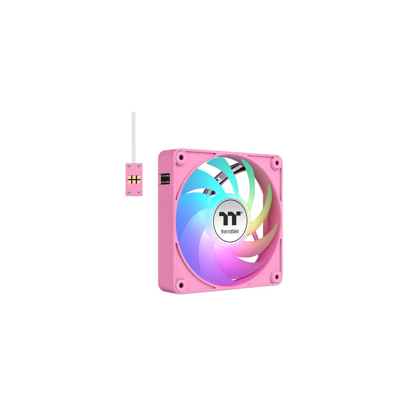 Thermaltake CT120 EX ARGB 120mm PWM Case Fan - 3-Pack, Pink, 5V ARGB, 500-2000 RPM — Buy in Cyprus with Fast Delivery