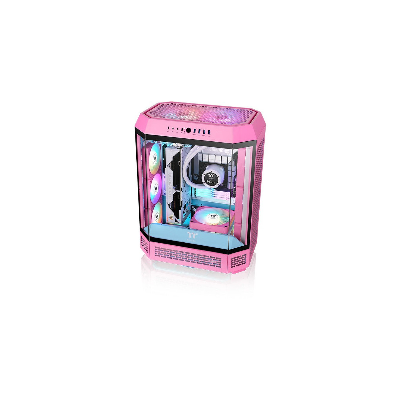Thermaltake CT120 EX ARGB 120mm PWM Case Fan - 3-Pack, Pink, 5V ARGB, 500-2000 RPM — Buy in Cyprus with Fast Delivery