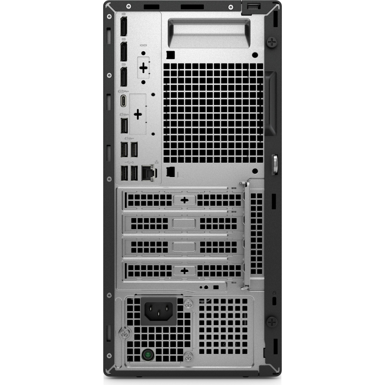 Dell Pro Tower Plus - QBT1250 - Black, Intel Core Ultra 7 265 (20C/20T up to 5.3GHz), 16GB DDR5, 512GB NVMe, DVD, Win11 Pro