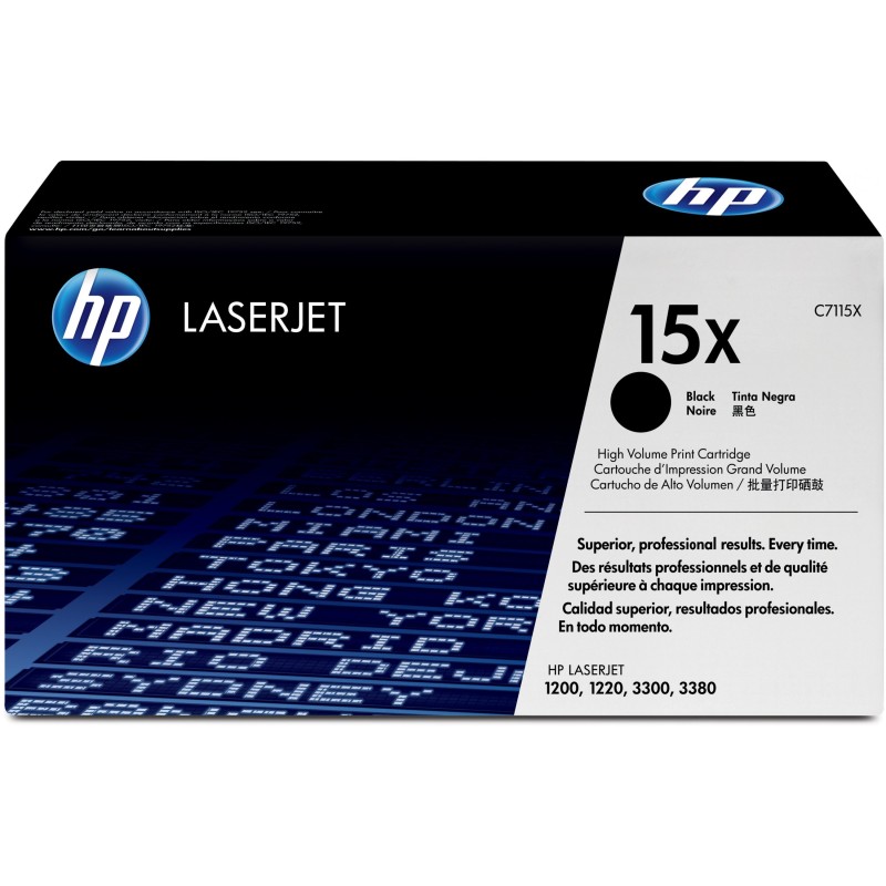 Buy HP 15X Toner Cartridge - C7115X - High-Yield Black Original LaserJet Toner (... in Cyprus, Nicosia, Limassol, Larnaka, Pafos