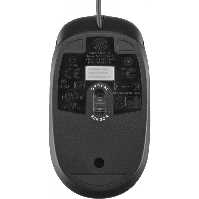 Buy HP USB Optical Mouse - Wired USB Type-A, Black, 2.9m Cable in Cyprus, Nicosia, Limassol, Larnaka, Pafos