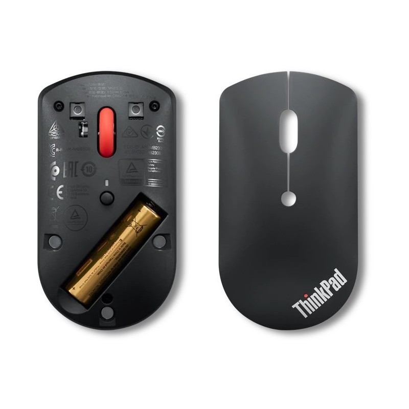 Buy Lenovo ThinkPad Silent - 4Y50X88822 - Ambidextrous Bluetooth 5.0 Optical Mou... in Cyprus, Nicosia, Limassol, Larnaka, Pafos
