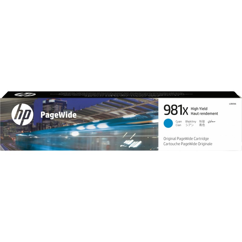 Buy HP 981X PageWide High-Yield Cyan Original Ink Cartridge - L0R09A - 116 ml, ~... in Cyprus, Nicosia, Limassol, Larnaka, Pafos