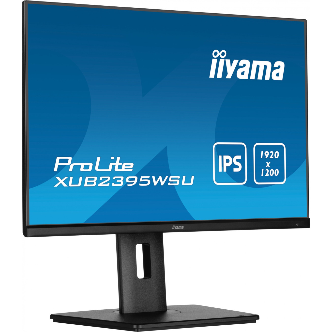 iiyama ProLite XUB2395WSU-B5 - 22.5" (57.1 cm) WUXGA IPS Monitor, 1920x1200, HDMI+DP, Height-Adjustable Stand, Black