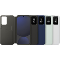 Samsung Smart View Wallet Case - Galaxy S24 FE - Black, Smart View Window, 1 Card Pocket — Buy in Cyprus with Fast Delivery