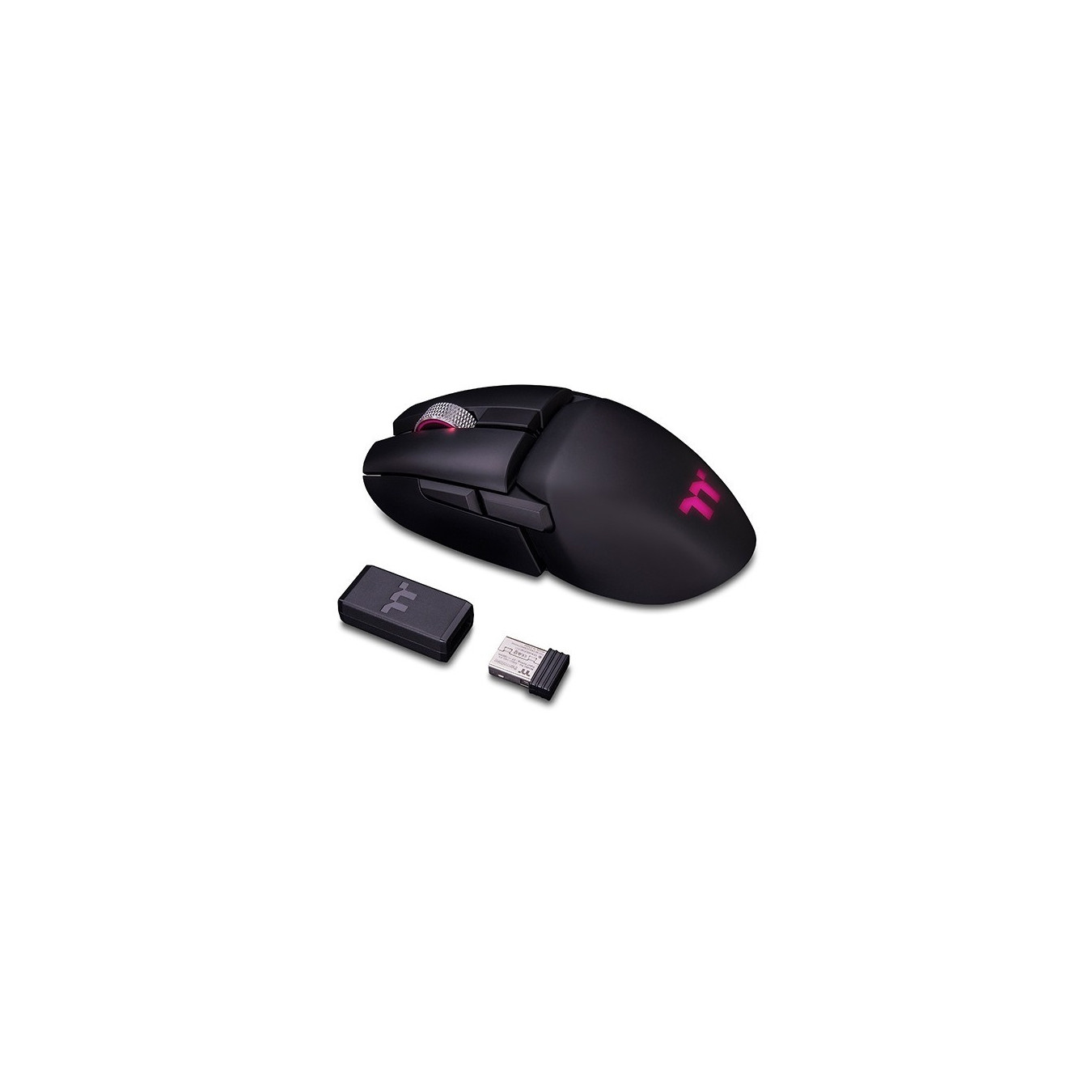 Thermaltake Argent M5 - Wireless RGB Ambidextrous Gaming Mouse - 16,000 DPI, Tri-Mode (2.4GHz/BT/Wired), Black