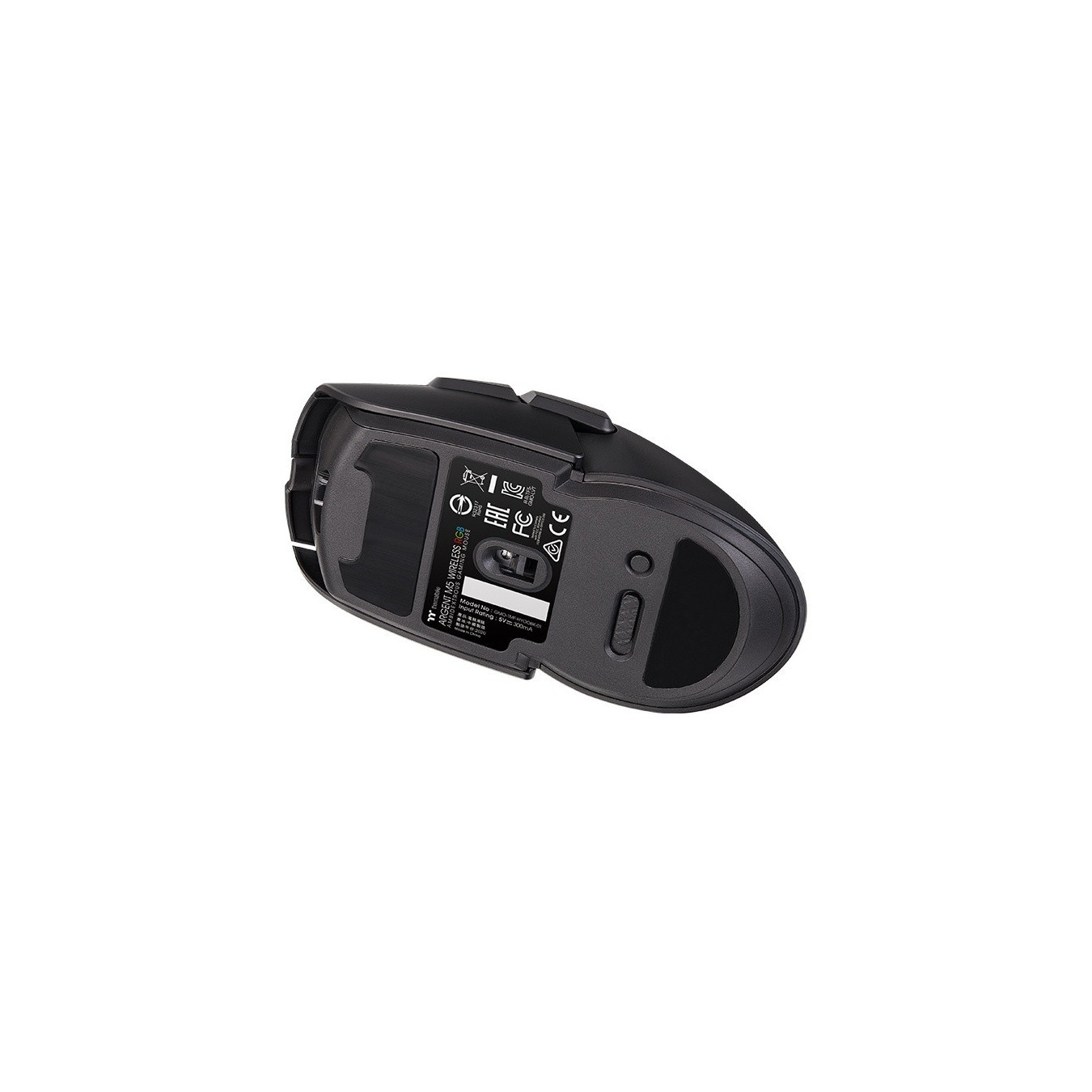 Thermaltake Argent M5 - Wireless RGB Ambidextrous Gaming Mouse - 16,000 DPI, Tri-Mode (2.4GHz/BT/Wired), Black