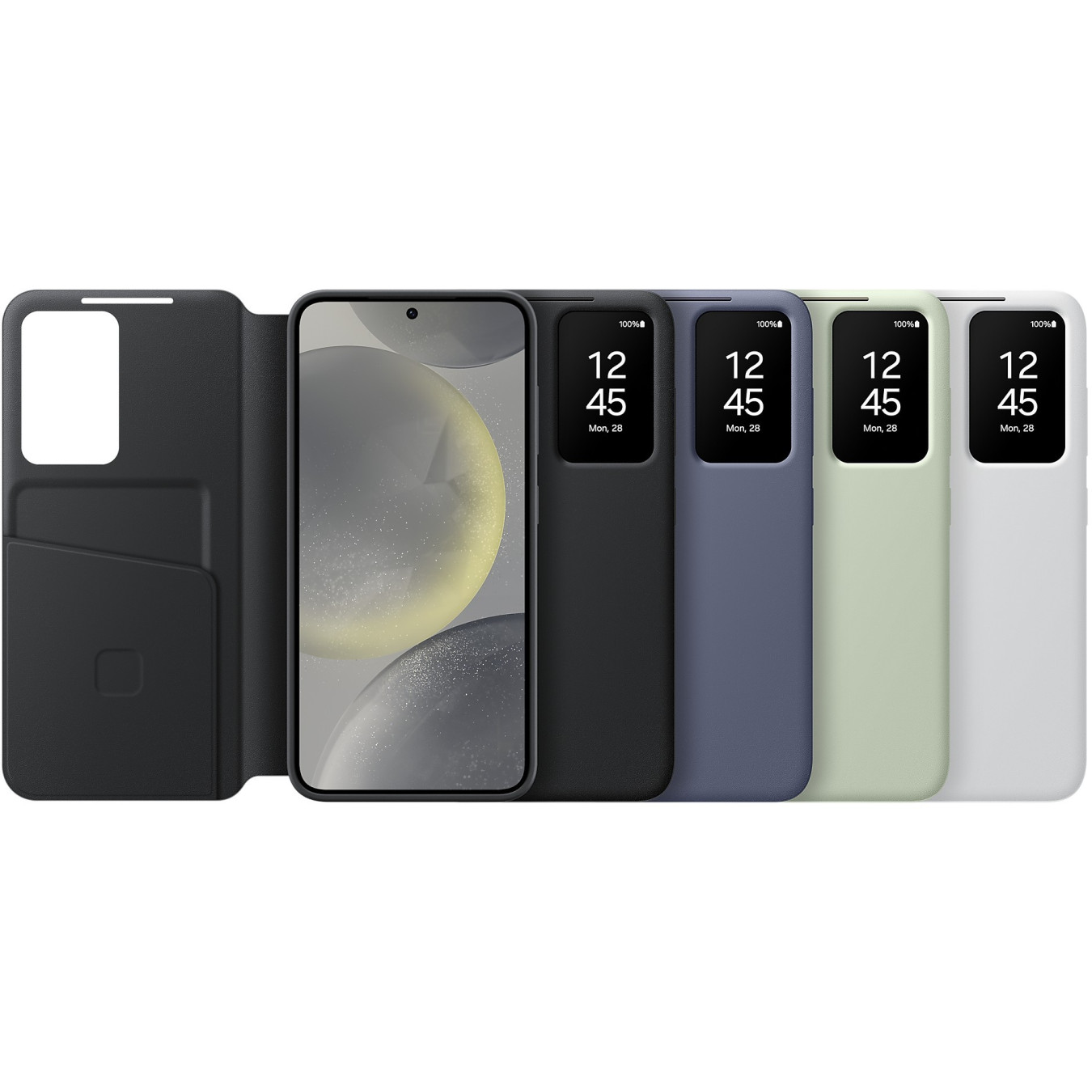 Samsung Smart View Wallet Case - Galaxy S24 - Black, 1 Card Pocket, Scratch-Resistant — Buy in Cyprus with Fast Delivery
