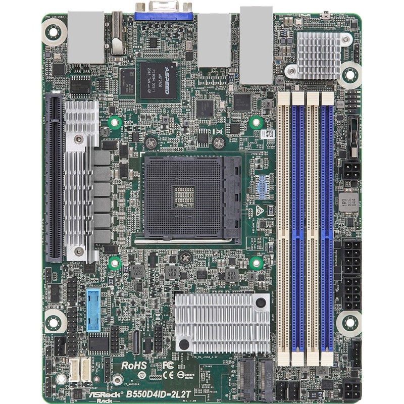 Buy ASRock B550D4ID-2L2T - Mini-ITX AM4 Motherboard, B550 Chipset, 4x DDR4 up to... in Cyprus, Nicosia, Limassol, Larnaka, Pafos