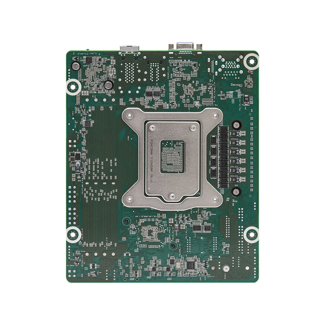 ASRock B550D4ID-2L2T - Mini-ITX AM4 Motherboard, B550 Chipset, 4x DDR4 up to 128GB, PCIe 4.0, Quad LAN, Passive Cooling - Green