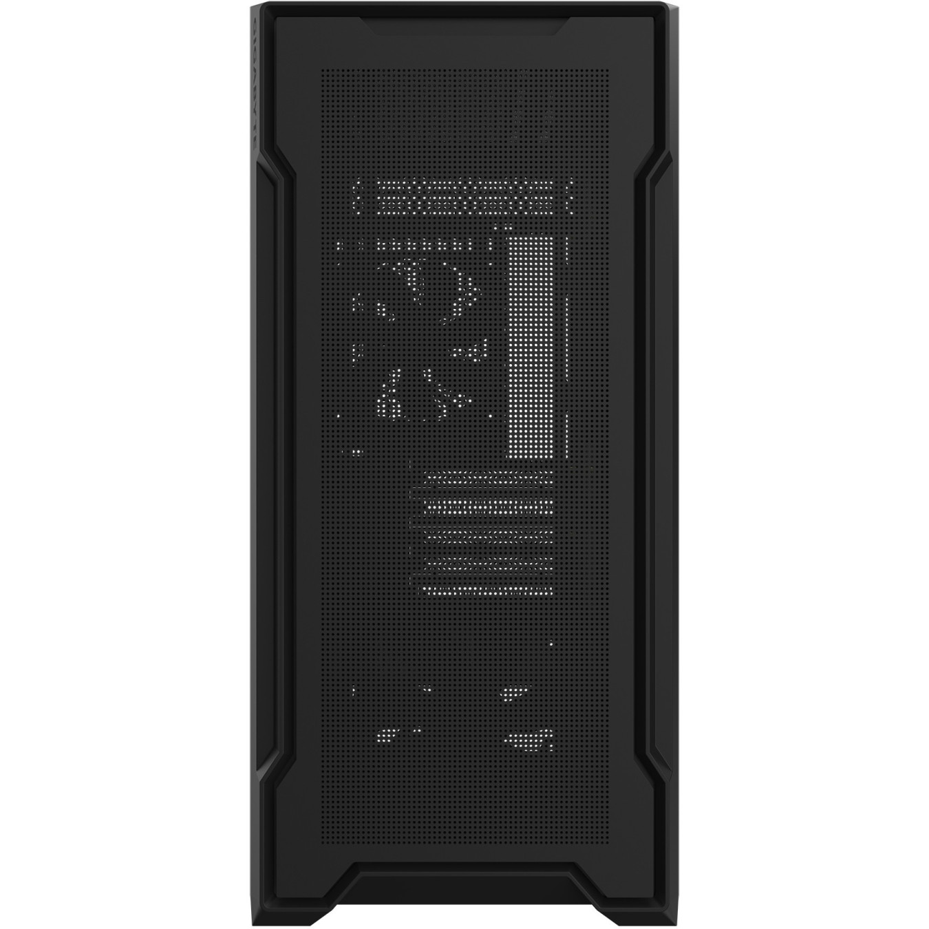 GIGABYTE C102 Glass Midi Tower - GB-C102G - Black, ATX/Mini-ITX Case, Tempered Glass, 41cm GPU, 16.5cm CPU Cooler