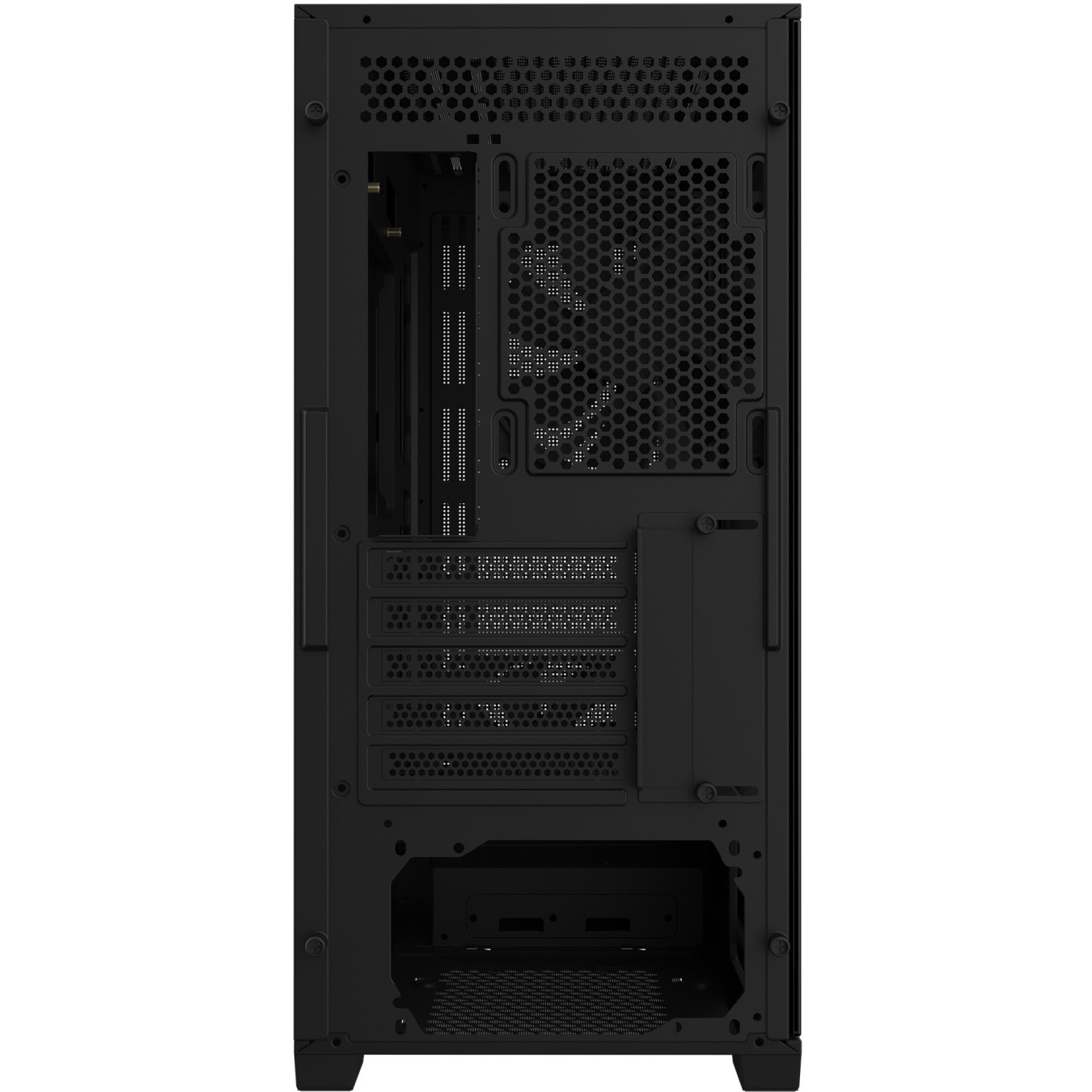 GIGABYTE C102 Glass Midi Tower - GB-C102G - Black, ATX/Mini-ITX Case, Tempered Glass, 41cm GPU, 16.5cm CPU Cooler