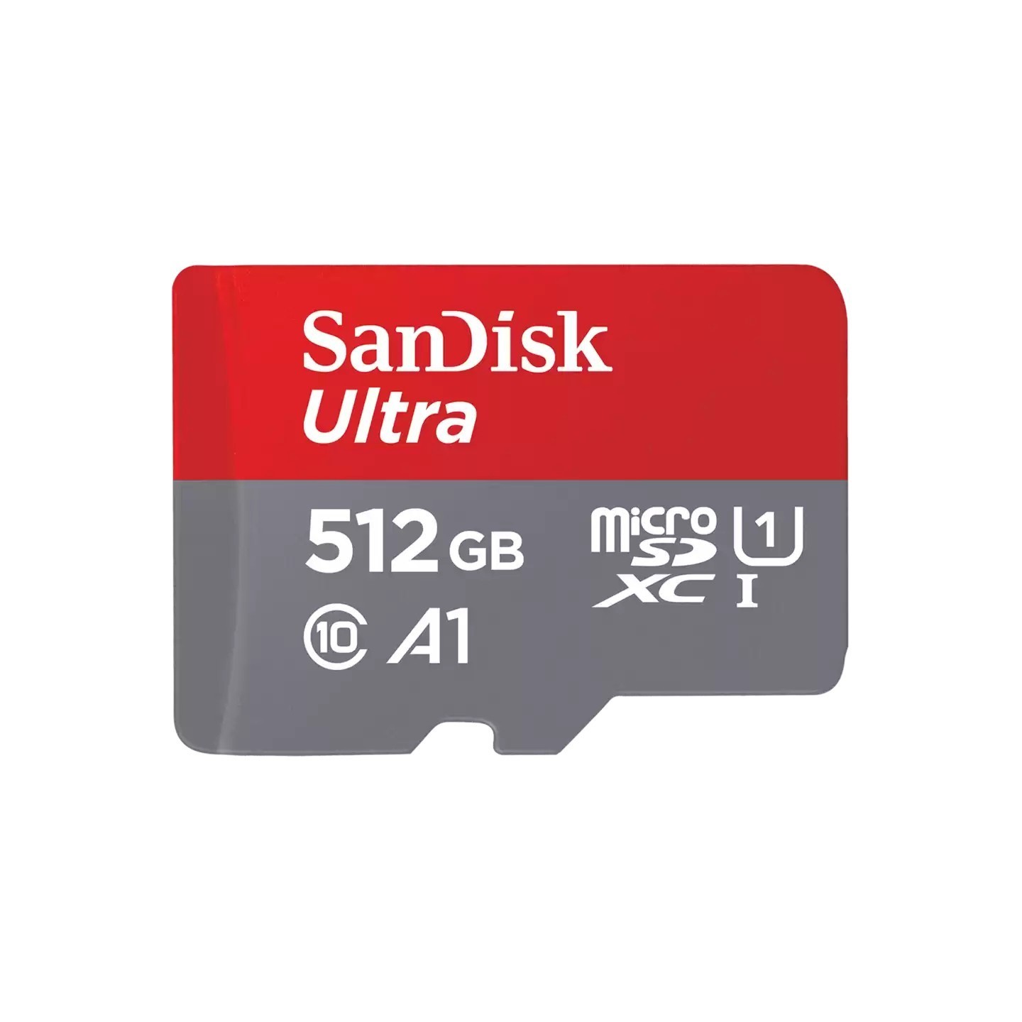 SanDisk Ultra microSDXC 512GB - 150MB/s, UHS-I A1, Class 10 (U1), SD Adapter, Grey/Red — Buy in Cyprus with Fast Delivery