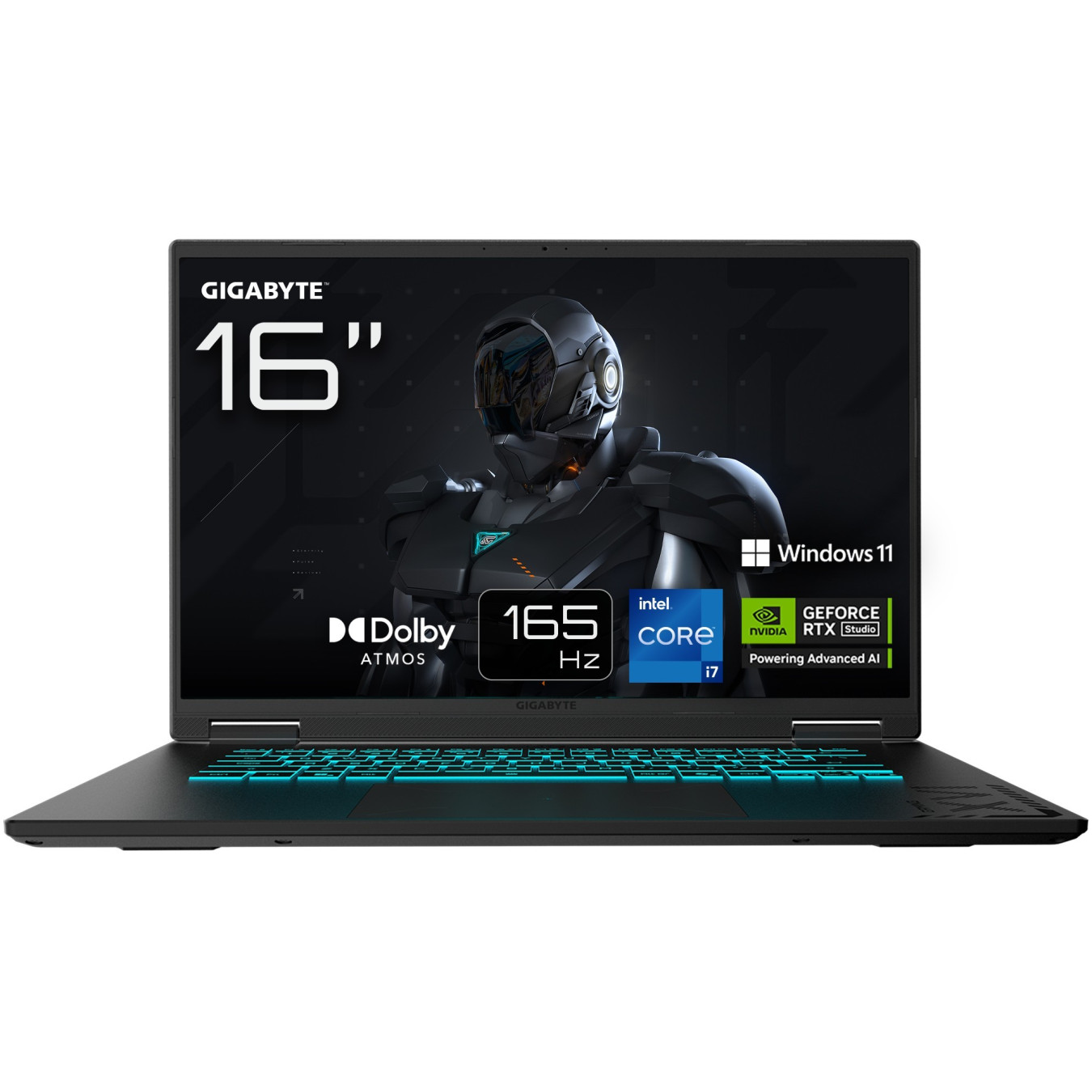 GIGABYTE Gaming A16 - CWHI3DEC94SH - Black Steel, 16GB DDR5, 1TB PCIe4 SSD, Intel i7-13620H 4.9GHz, 16" WQXGA 165Hz