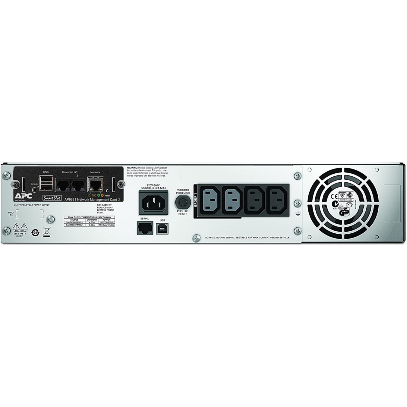 APC Smart-UPS SMT1500RMI2UNC – 1.5kVA/1000W Rackmount 2U UPS | Armenius Store