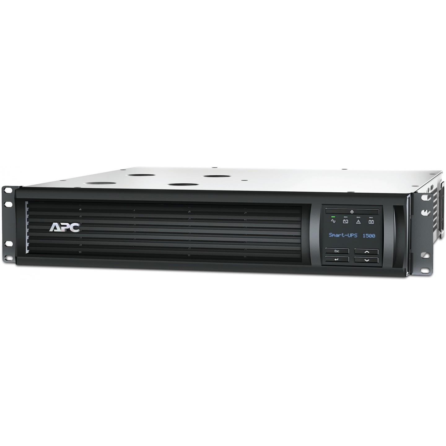 APC Smart-UPS SMT1500RMI2UNC - 1.5 kVA (1000W) Rack 2U UPS, Black, LCD, 4×IEC C13, AP9631 NMC
