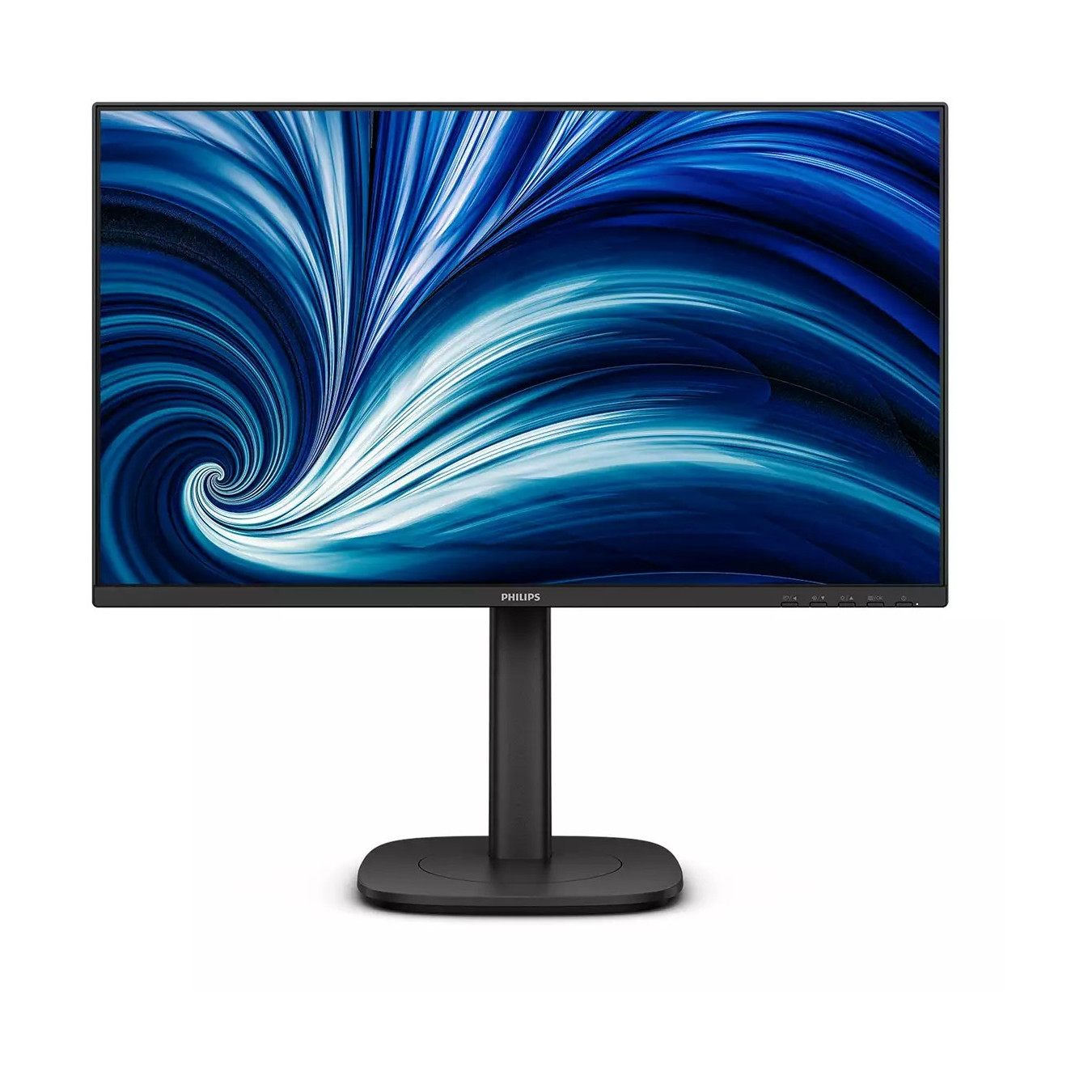 Philips 24B2U3301 - 23.8-inch IPS FHD (1920x1080) Monitor, 120Hz, 4ms GTG, USB-C PD 90W, HDMI & DP, 2x4W Speakers, Black