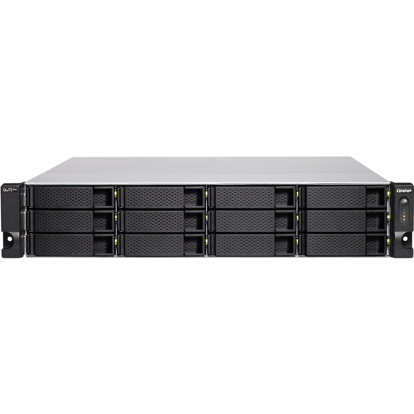 QNAP TS-h1886XU-RP-R2 - 12+6 Bay 2U Rack NAS - Intel Xeon D-1622 (up to 3.2GHz), 32GB ECC DDR4, Black/Grey