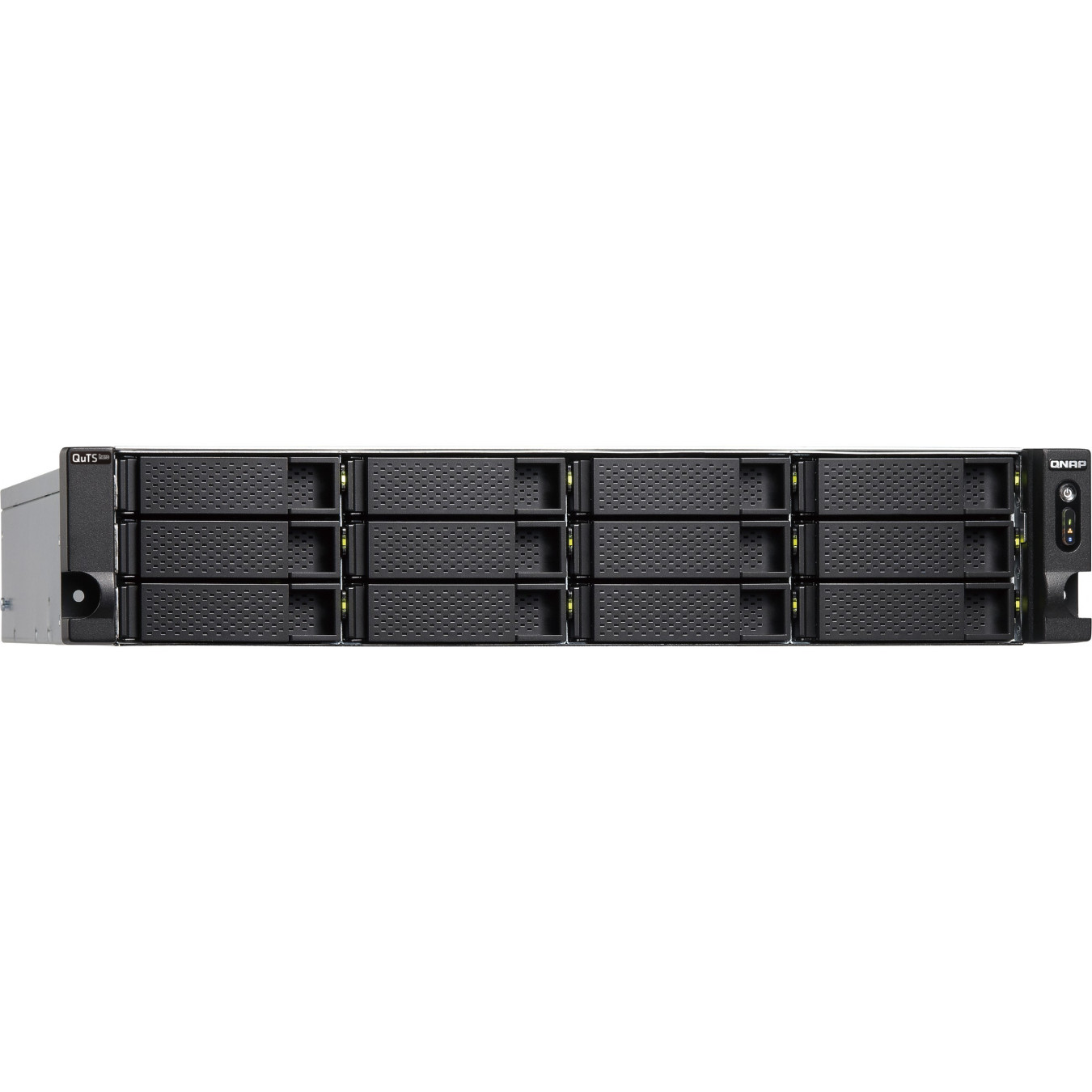 QNAP TS-h1886XU-RP-R2 - 12+6 Bay 2U Rack NAS - Intel Xeon D-1622 (up to 3.2GHz), 32GB ECC DDR4, Black/Grey