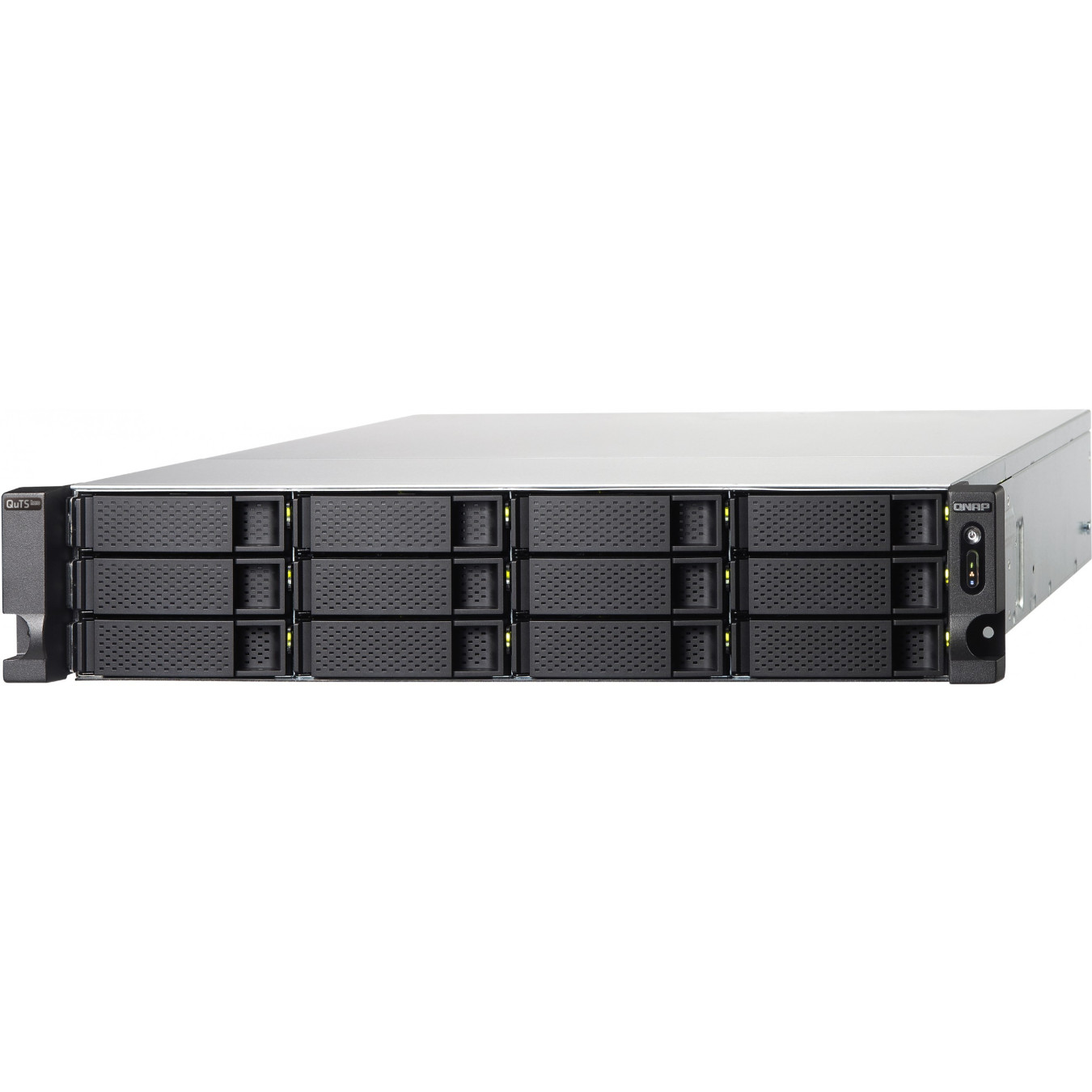 QNAP TS-h1886XU-RP-R2 - 12+6 Bay 2U Rack NAS - Intel Xeon D-1622 (up to 3.2GHz), 32GB ECC DDR4, Black/Grey