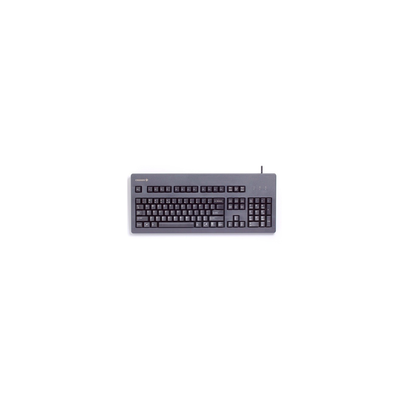 CHERRY G80-3000 LSCDE-2 - Full-Size Wired USB+PS/2 Keyboard, Black, 105 Keys — Buy in Cyprus with Fast Delivery