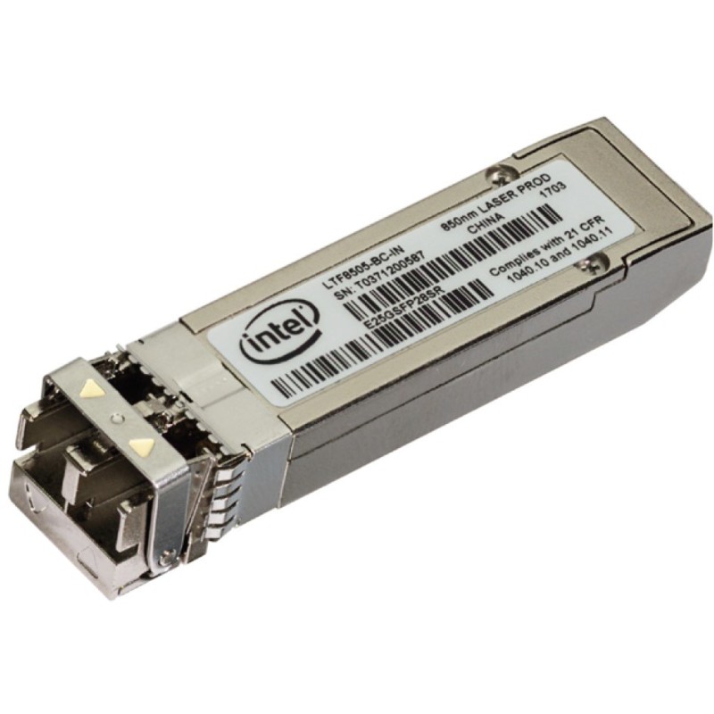 Buy Intel Ethernet SFP28 Optic - E25GSFP28SR - 25GbE SFP28 SR MMF 850nm, Silver,... in Cyprus, Nicosia, Limassol, Larnaka, Pafos