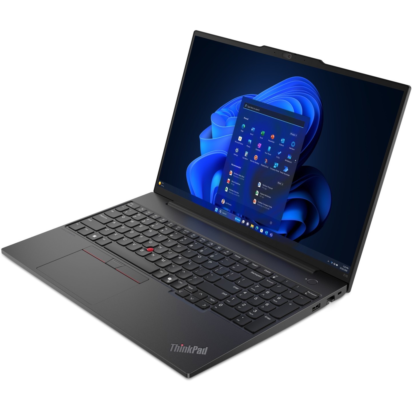 Lenovo ThinkPad E16 Gen 2 - 7535HS Ryzen 5, 16GB DDR5, 512GB SSD, 16-inch WUXGA IPS, Radeon 660M, Win11 Pro, Black