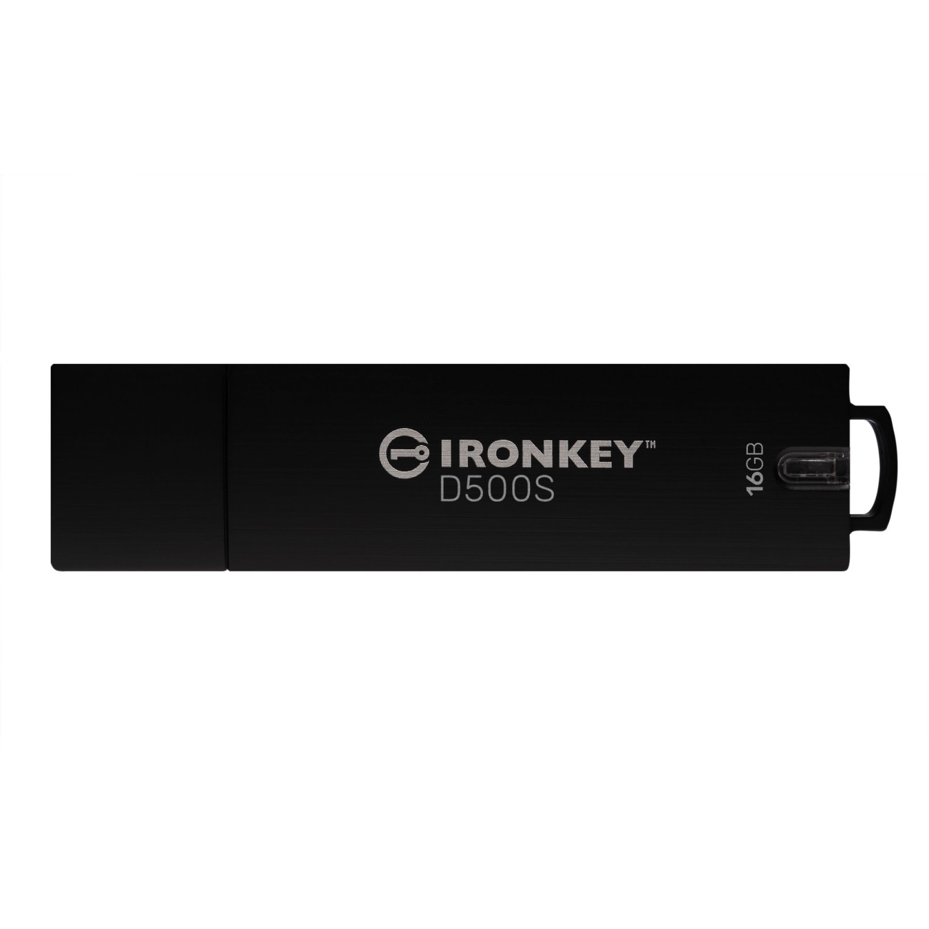 Kingston IronKey D500S - 16GB Encrypted USB-A Flash Drive, AES-256 FIPS 140-3, Black — Buy in Cyprus with Fast Delivery