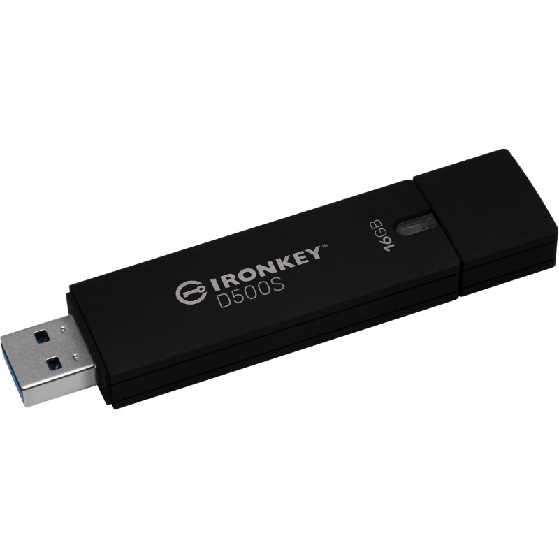 Buy Kingston IronKey D500S - 16GB Encrypted USB-A Flash Drive, AES-256 FIPS 140-... in Cyprus, Nicosia, Limassol, Larnaka, Pafos